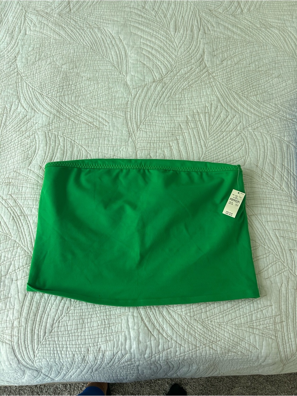 Aerie Green Strapless Tube Top